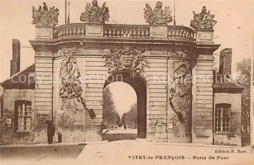 AK / Ansichtskarte Vitry le Francois_51_Marne Porte du Pont 
