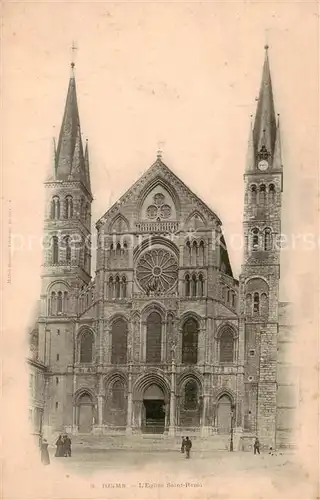 AK / Ansichtskarte Reims_51 Eglise Saint Remi 