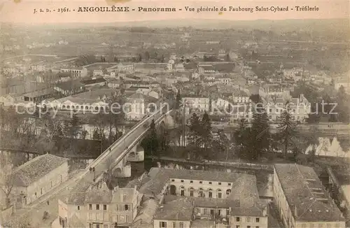 AK / Ansichtskarte Angouleme_16_Charente Panorama Vue generale du Faubourg Saint Cybard Trefilerie 