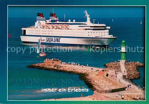 AK / Ansichtskarte  Dampfer_Oceanliner MS FINNJET Warnemuende  