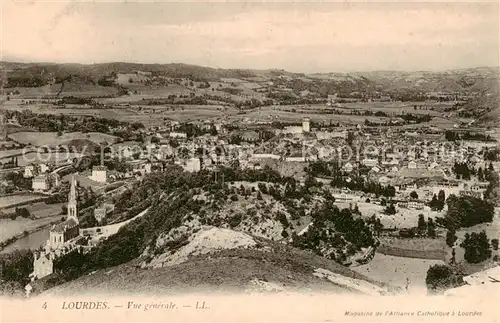 AK / Ansichtskarte Lourdes_65 Vue generale aerienne 