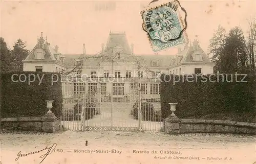 AK / Ansichtskarte Monchy Saint Eloy_Monchy Saint Eloi_60_Oise Entree du Chateau 