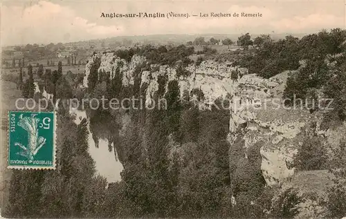 AK / Ansichtskarte Angles sur l_Anglin Les Rochers de Remerle Angles sur l_Anglin