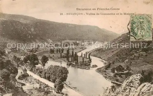 AK / Ansichtskarte Besancon_Doubs Vallee de Casamene et le Malpas Besancon Doubs
