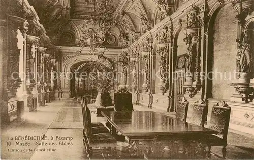 AK / Ansichtskarte Fecamp_76 La Benedictine Musee Salle des Abbes 