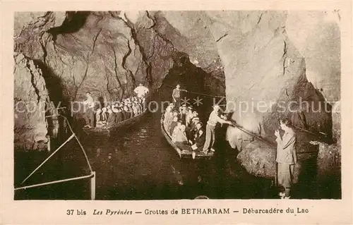 AK / Ansichtskarte Betharram Lestelle Grottes de Betharram Debarcadere du Lac 