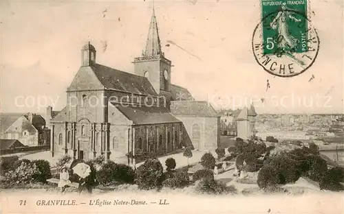 AK / Ansichtskarte Granville_50_Manche Eglise Notre Dame 