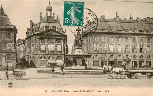 AK / Ansichtskarte Bordeaux_33 Place de la Bourse 