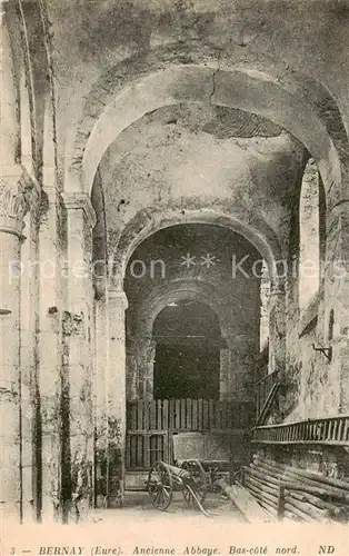 AK / Ansichtskarte Bernay_27 Ancienne Abbaye Bas cote nord 