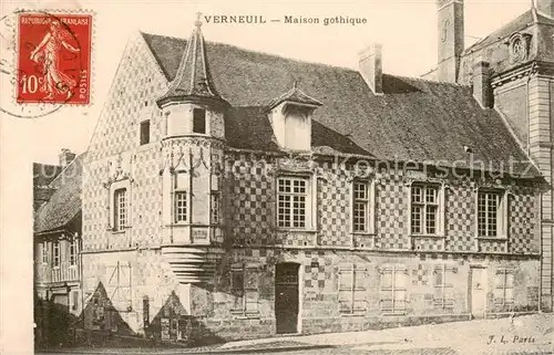 AK / Ansichtskarte Verneuil_Charente Maison gothique Verneuil Charente