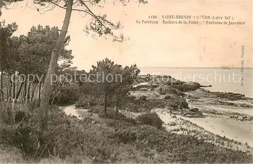 AK / Ansichtskarte Saint Brevin l_Ocean_Loire_Atlantique Le Pointeau Rochers de la Point Fontaine de Jouvence Saint Brevin l_Ocean
