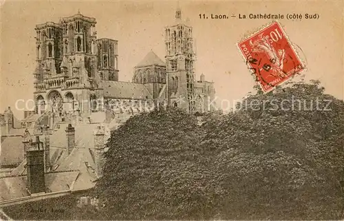 AK / Ansichtskarte Laon_02_Aisne La Cathedrale  