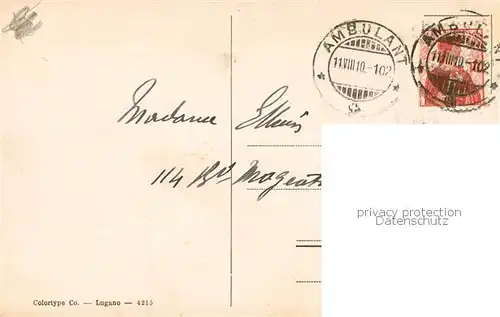 AK / Ansichtskarte Oria__Lago_di_Lugano_TI Panorama Fahrgastschiff 