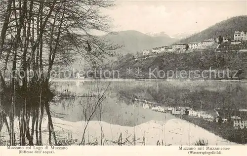 AK / Ansichtskarte Muzzano_TI Lago di Muzzano 