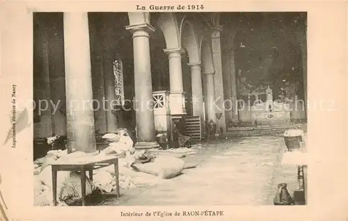 AK / Ansichtskarte Raon l_Etape_88_Vosges Interieur de lEglise de Raon l Etape 