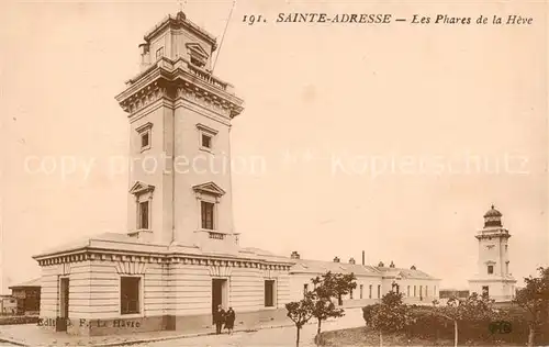 AK / Ansichtskarte Sainte Adresse Les Phares de la Heve Sainte Adresse