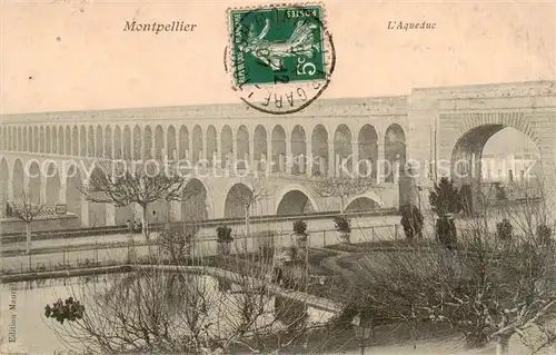 AK / Ansichtskarte Montpellier_Herault Aqueduc Montpellier Herault