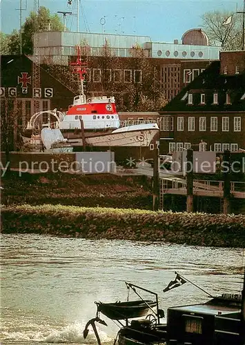 AK / Ansichtskarte  Boote Reparaturhalle der DGzRS Weser in Bremen  