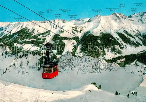 AK / Ansichtskarte  Seilbahn_Cable-Car_Telepherique Mittelberg im Kleinwalsertal  