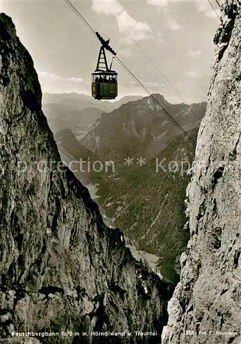 AK / Ansichtskarte  Seilbahn_Cable-Car_Telepherique Rauschbergbahn Hoerndlwand Trauntal 