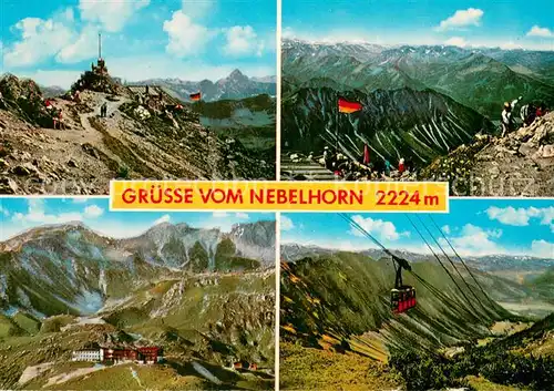 AK / Ansichtskarte 73824467 Seilbahn_Cable-Car_Telepherique Nebelhorn Obersdorf  