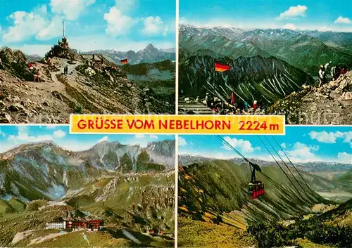 AK / Ansichtskarte  Seilbahn_Cable-Car_Telepherique Nebelhorn Obersdorf  