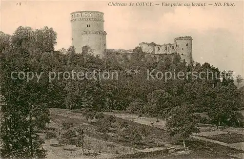 AK / Ansichtskarte Coucy le Chateau Auffrique_02_Aisne Vue prise au levant 