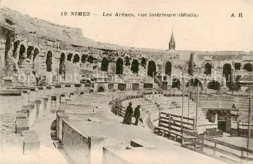 AK / Ansichtskarte Nimes_30 Les Arenes vue interieure  