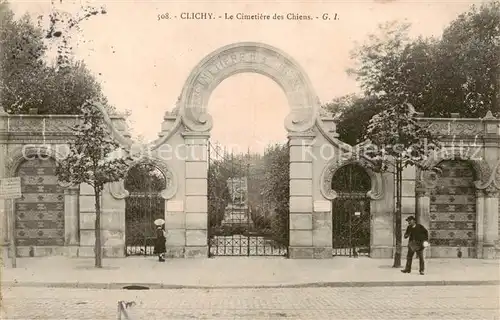 AK / Ansichtskarte Clichy_92 la Garenne Le Cimetiere de Chiens 