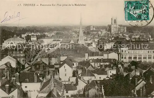 AK / Ansichtskarte Troyes_10 Panorama Est Vue prise de la Madeleine 