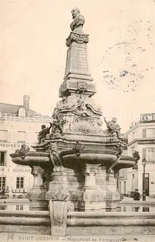 AK / Ansichtskarte Saint Quentin_02_Aisne Monument de Paringault 