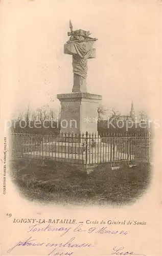 AK / Ansichtskarte Loigny la Bataille_28_Eure et Loir Croix du General de Sonis 