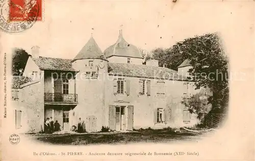 AK / Ansichtskarte St_Pierre__d_Oleron_17_Charente Maritime Ancienne demeure seigneuriale de Bonnevmie 
