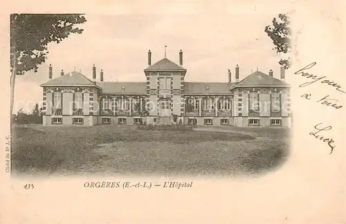 AK / Ansichtskarte Orgeres_d_Ille et Vilaine Hopital Orgeres_d_Ille et Vilaine