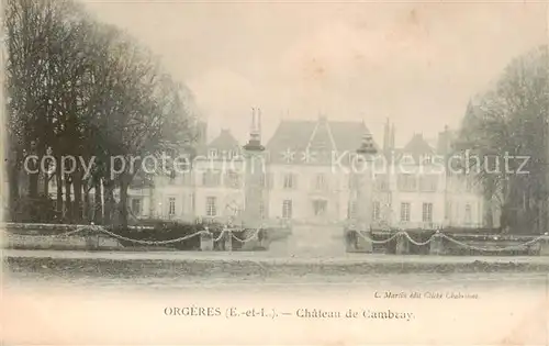 AK / Ansichtskarte Orgeres en Beauce_35_Eure et Loir Chateau de Cambray 