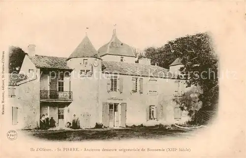 AK / Ansichtskarte St_Pierre__d_Oleron_17_Charente Maritime Ancienne demeure seigneuriale de Bonnemie 