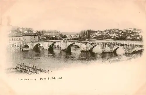 AK / Ansichtskarte Limoges_87 Pont St Martial 