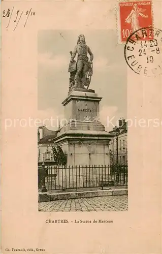 AK / Ansichtskarte Chartres_28 La Statue de Marceau 