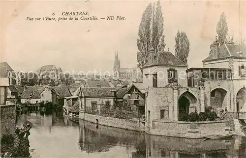 AK / Ansichtskarte Chartres_28 Vue sur lEure prise 
