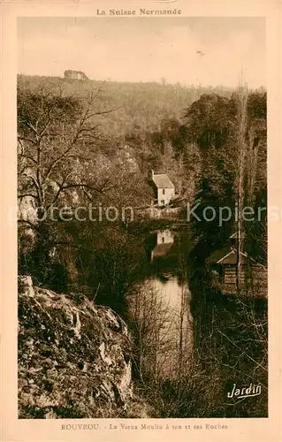 AK / Ansichtskarte Rouvrou_61_Menil Hubert sur Orne Le Vieux Moulin a tan et ses Roches 