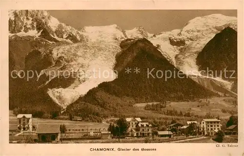 AK / Ansichtskarte Chamonix_74_Haute Savoie Glacier des Bossons 