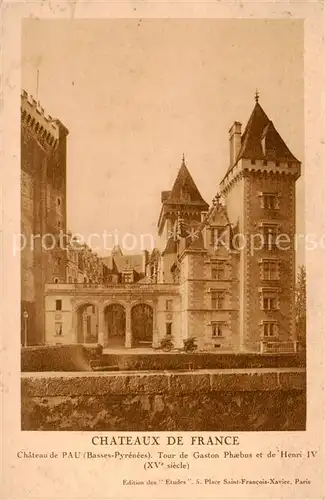AK / Ansichtskarte Pau_64 Chateau de Pau Tour de Gaston Phaebus et de Henri IV 