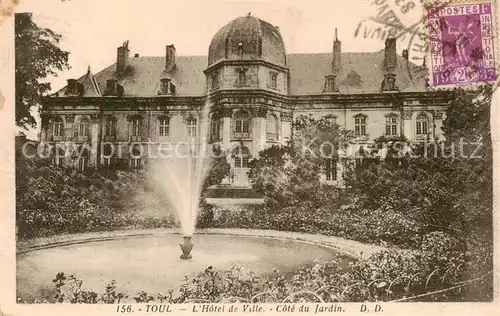 AK / Ansichtskarte Toul_54 Hotel de Ville Cote du Jardin 