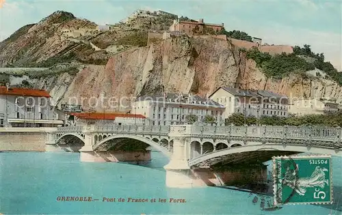 AK / Ansichtskarte Grenoble_38 Pont de France et les Forts 