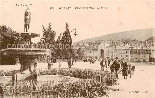 AK / Ansichtskarte Annecy_74_Haute Savoie Place de lHotel de Ville 