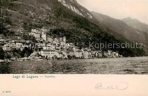 AK / Ansichtskarte Gandria_Lago_di_Lugano Panorama Gandria_Lago_di_Lugano