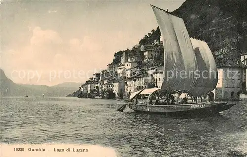 AK / Ansichtskarte Gandria_Lago_di_Lugano Panorama Gandria_Lago_di_Lugano