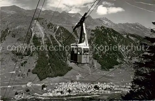 AK / Ansichtskarte Airolo_TI Funivia Airolo San Gottardo Panorama su Airolo Feldpost 