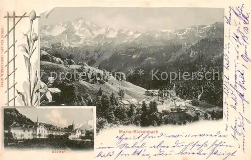 AK / Ansichtskarte Maria_Rickenbach_NW Panorama Kloster 