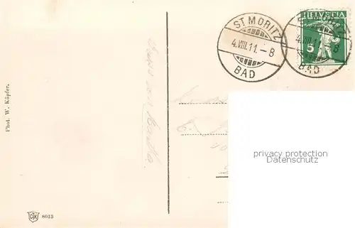 AK / Ansichtskarte St_Moritz_GR Der schiefe Turm St_Moritz_GR